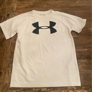 Under Armour White Tee with Black Accents